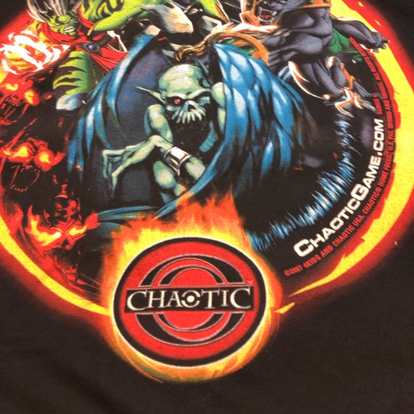 Vintage Y2K Chaotic Gaming Character T Shirt XL Giant Tag - Picture 4 of 8